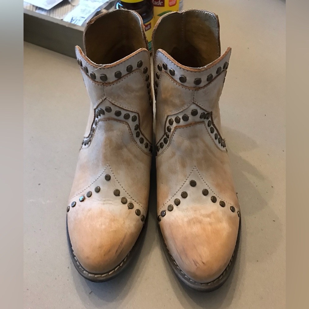 Very Volatile studded Spears leather bootie